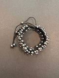 Black pearl bead bracelet